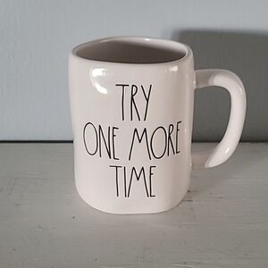 Rae Dunn Try One More Time Mug